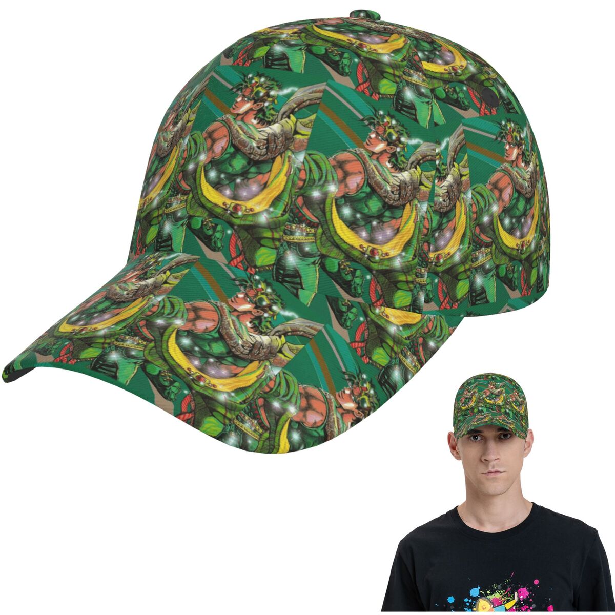 Outdoor Adventure Hat - Jojo Bizarre Adventure Joseph Joestar Mesh
