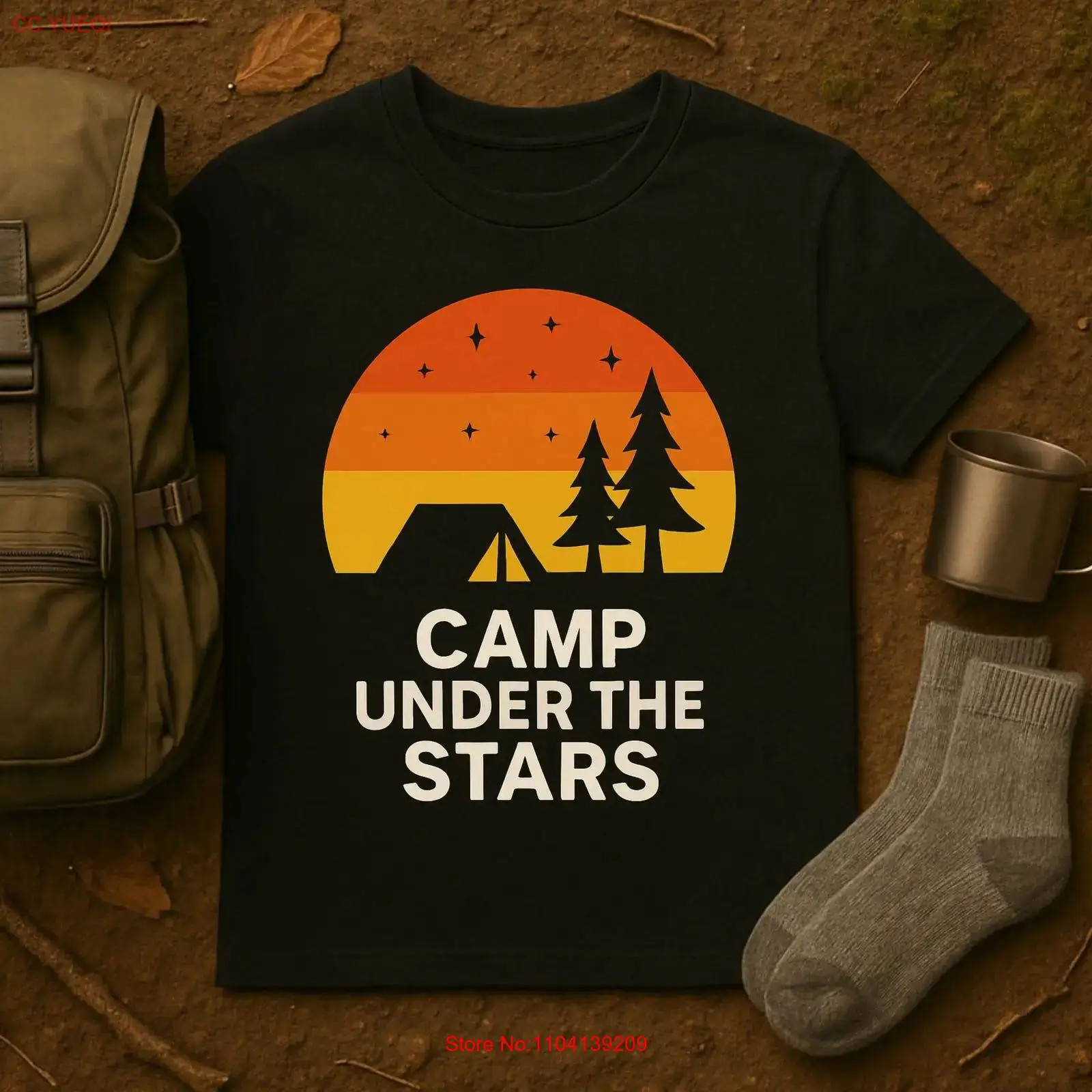 Outdoor Adventure Outfit - Camp Under The Stars T Shirt