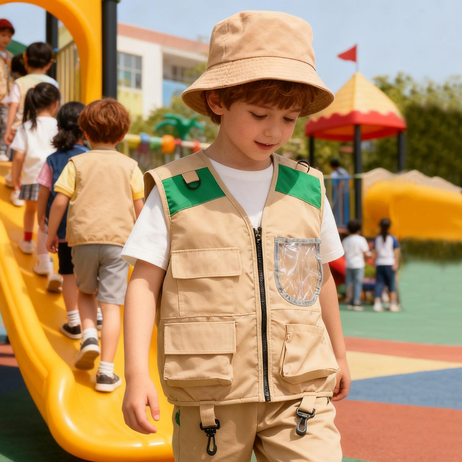 Kids Explorer hat and vest Cos – Outdoor Adventure Outfit recenzja i cena