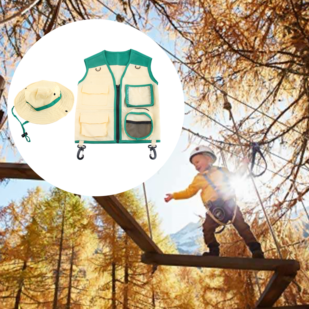 Kids Insect Explorer Vest Hat  – Outdoor Adventure Boys recenzja i cena