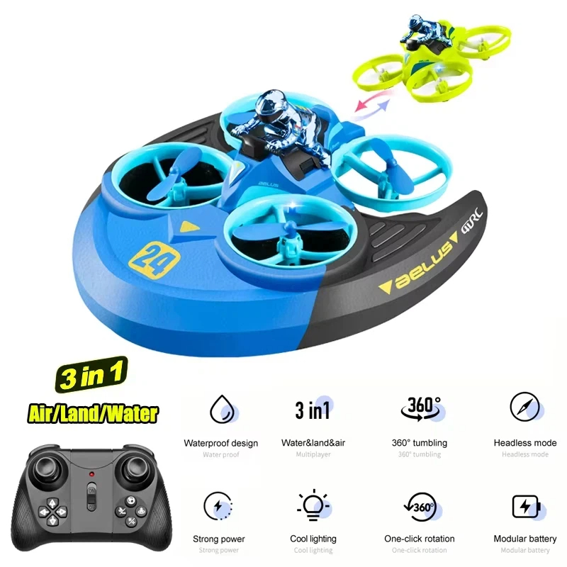 3-in-1 Land Air Sea RC Aircraf – Outdoor Adventure Boys recenzja i cena