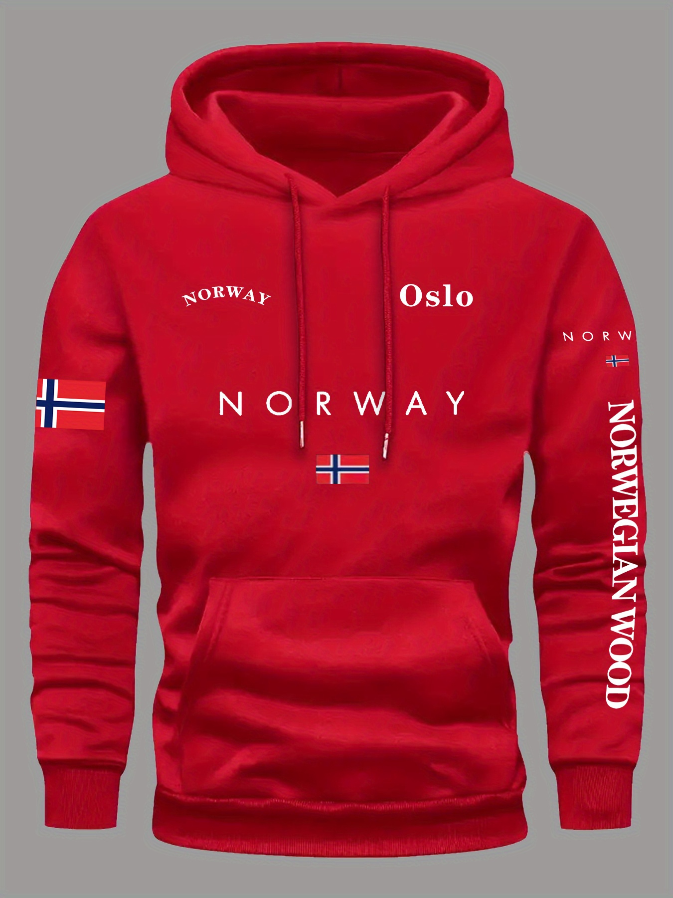 NORWAY Flag Hoodies Men Women  – Outdoor Adventure Outfit recenzja i cena