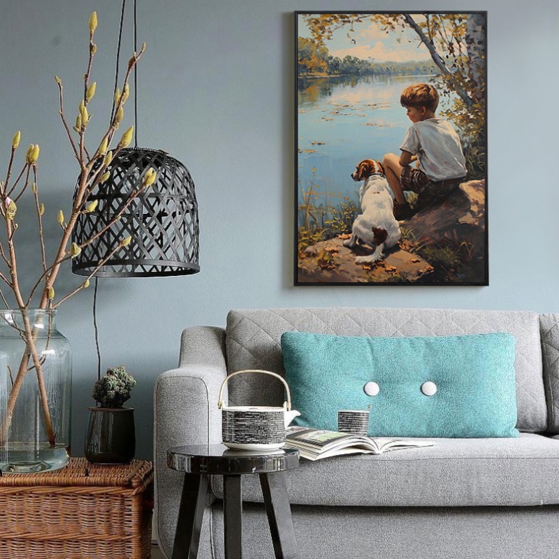 Vintage Boys Room Art Poster B – Outdoor Adventure Boys recenzja i cena