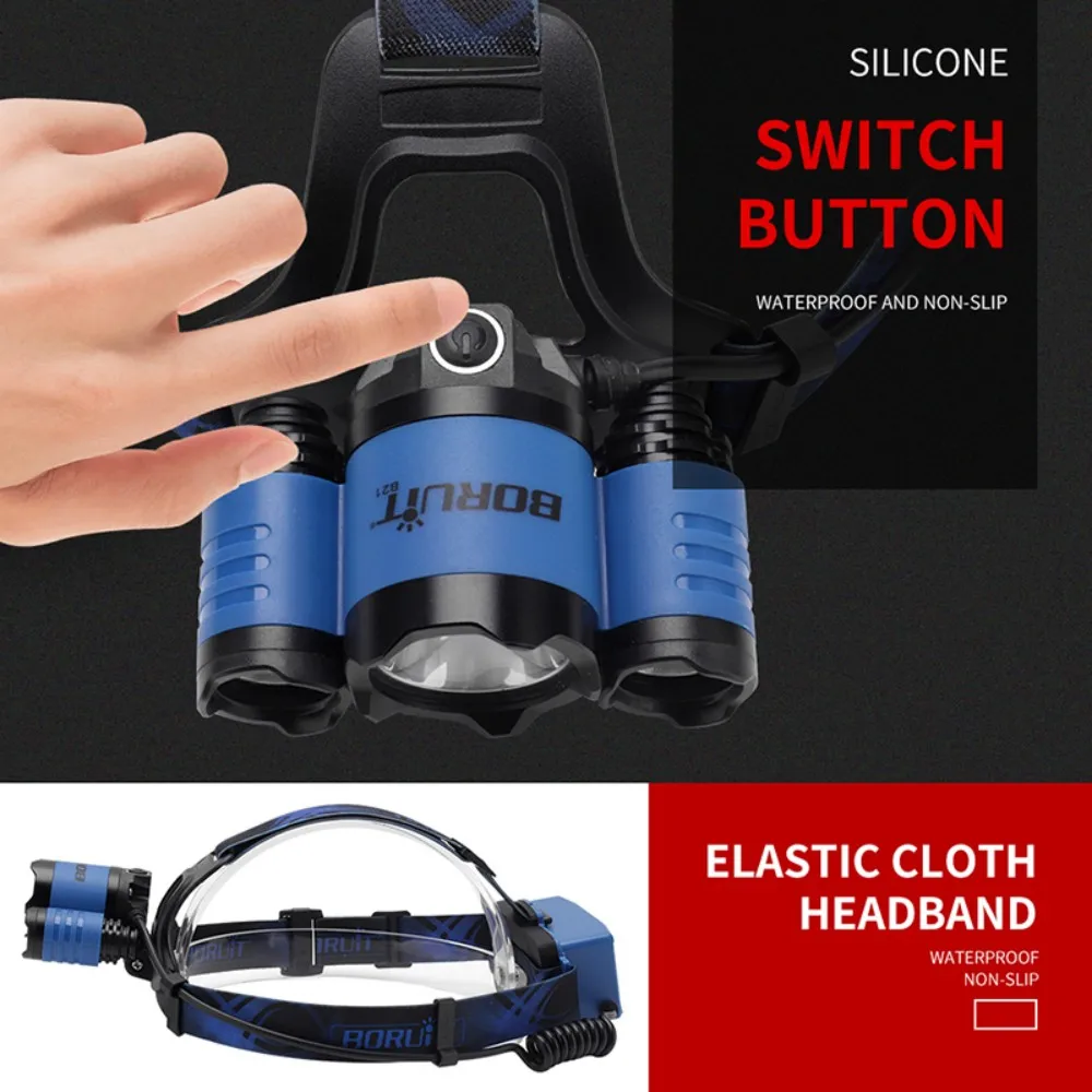 BORUiT B21 3000LM LED Headlamp – Headlamp Waterproof Rechargeable recenzja i cena