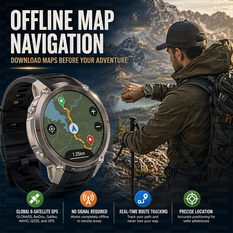 Outdoor Tactical GPS Smart Wat – Outdoor Adventure World recenzja i cena