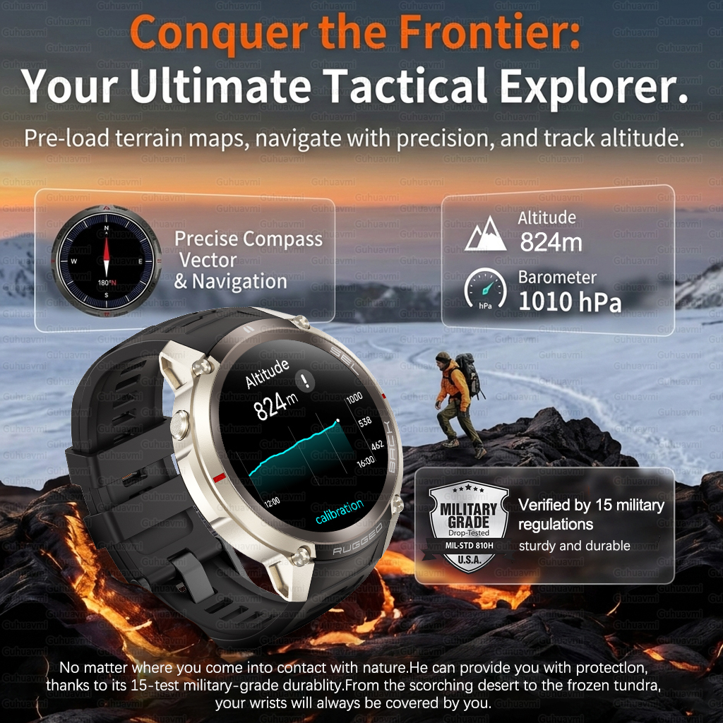 Outdoor Tactical GPS Smart Wat – Outdoor Adventure World recenzja i cena