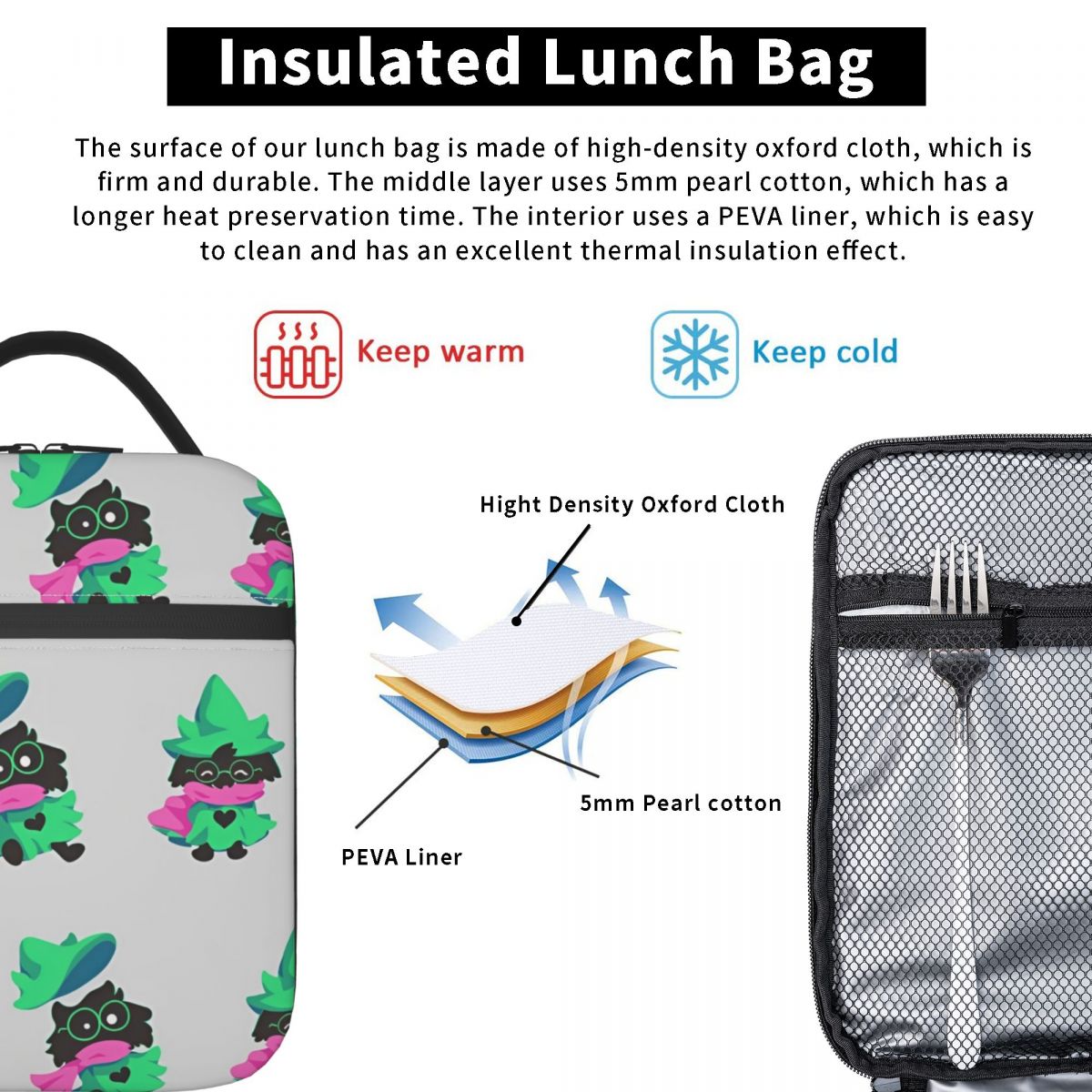 Deltarune Insulated Lunch Bags – Outdoor Adventure Boys recenzja i cena