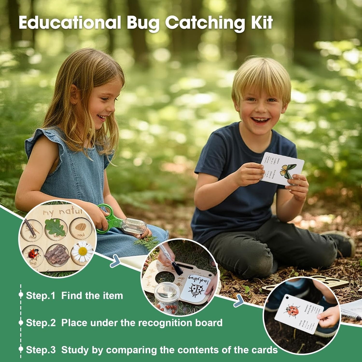 Bug Catcher Kit for Kids with  – Outdoor Adventure Boys recenzja i cena