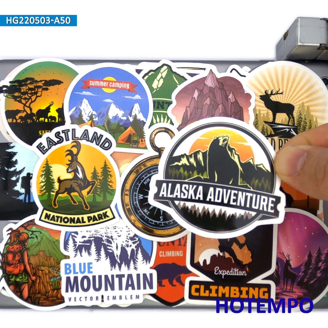 World Travel Stickers Set, Cli – Outdoor Adventure World recenzja i cena